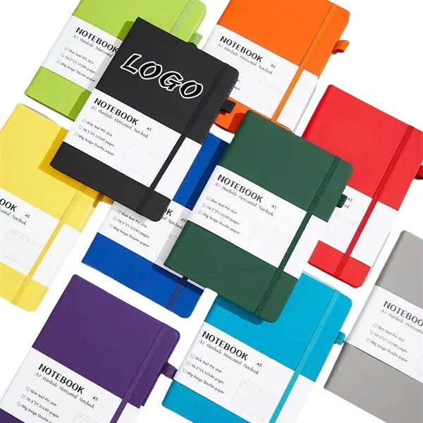 A5 Customizable Logo School Office Notebook With Strap
