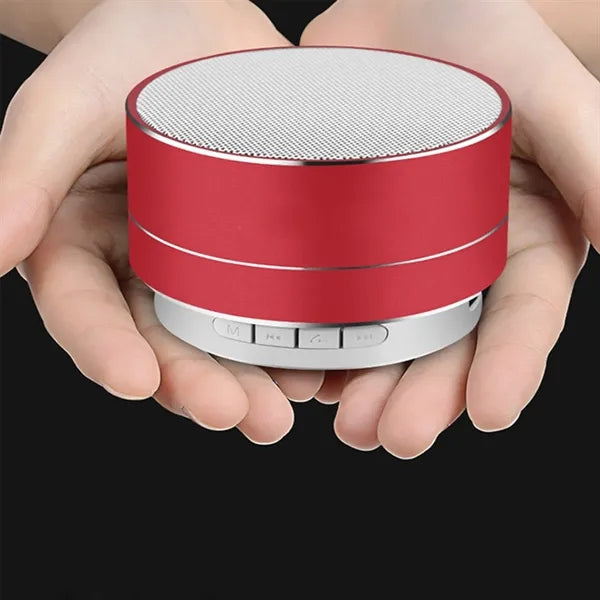 Auto-Pairing Metal Bluetooth Speaker with Hands-Free Call
