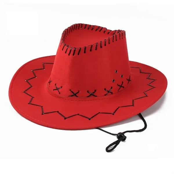 Western windproof Cowboy hat