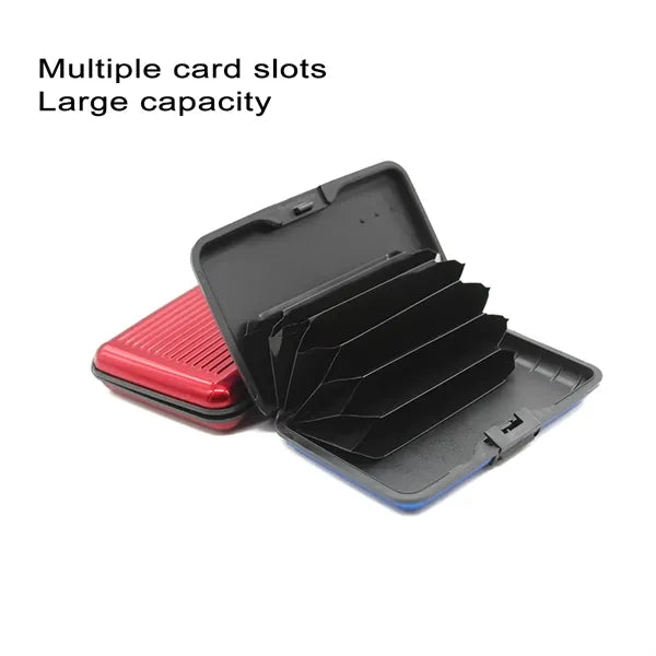Waterproof RFID Blocking Aluminum Alloy Card Holder Box