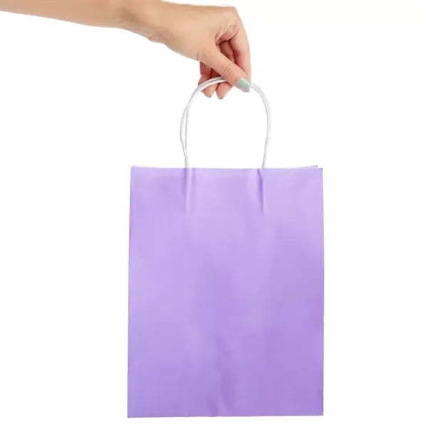 Reinforced Handle Customizable Eco-Friendly Kraft Paper Bags