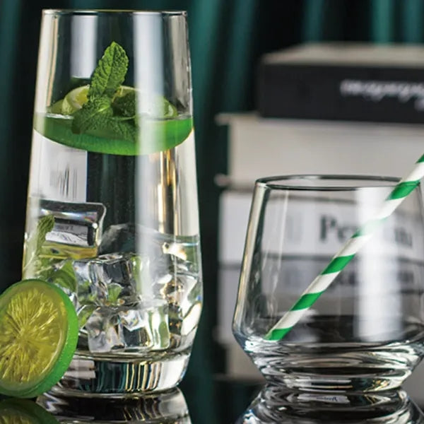 Crystal pure barware beer champagne flutes stemless glass