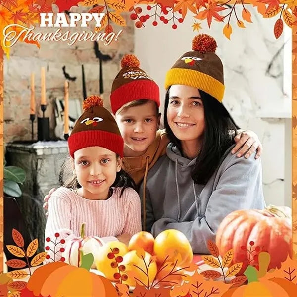 Turkey Thanksgiving Beanie