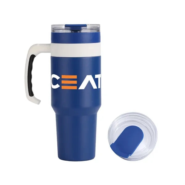 40oz Vacuum Tumbler with Handle
