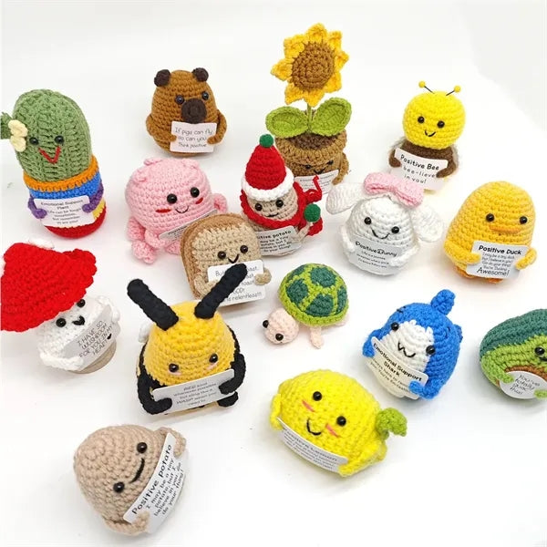 Handcrafted Knitted Wool Funny Doll