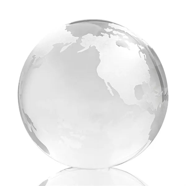Globe Paperweight - Clear