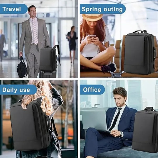 15.6 inch Expandable Business Laptop Backpacks For Travel