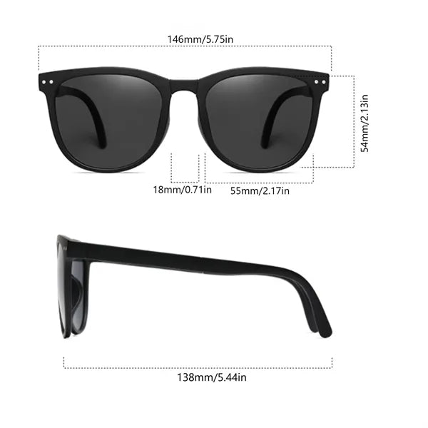 Foldable UV Protection Fashionable Lightweight Sunglasses