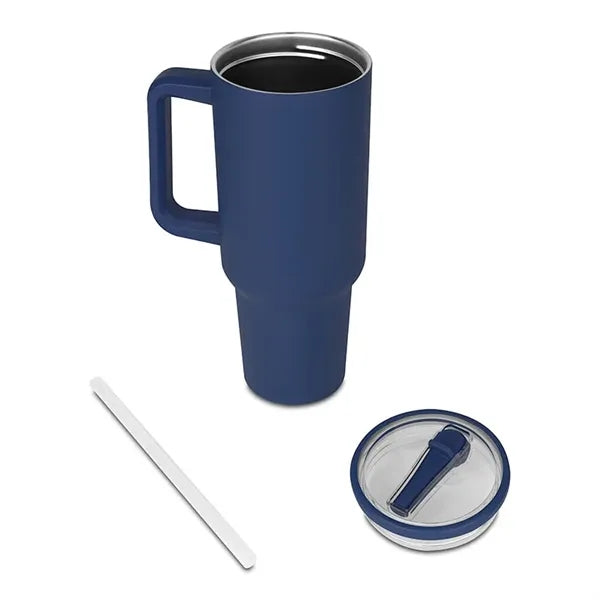 Hydravault FlipStraw Tumbler with Handle 40 oz.