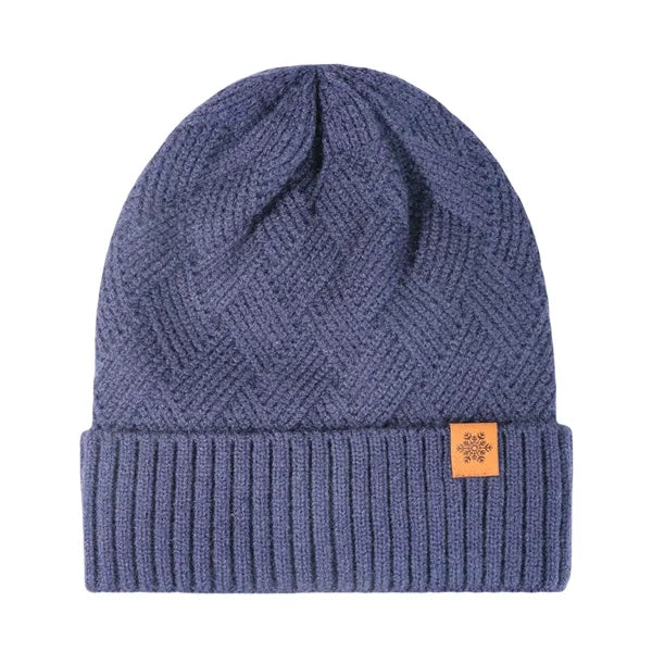 Men's Fleece-Lined Thick Knit Hat