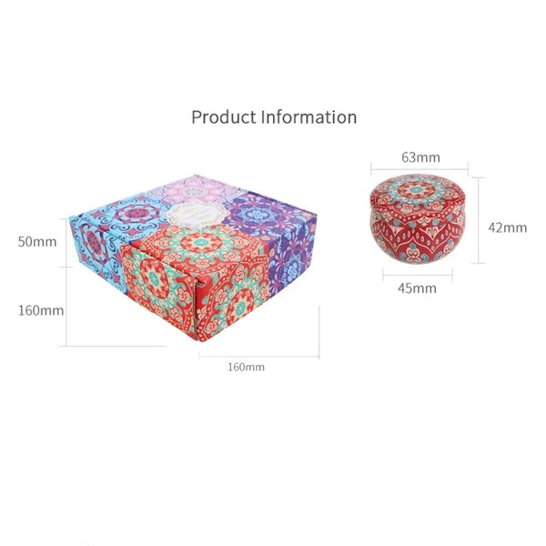 Portable Fragrance Scented Candle Gift Set