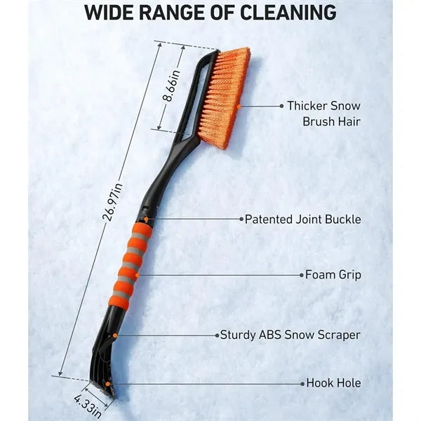 2 in 1 Detachable Ice Scraper And Snow Brush