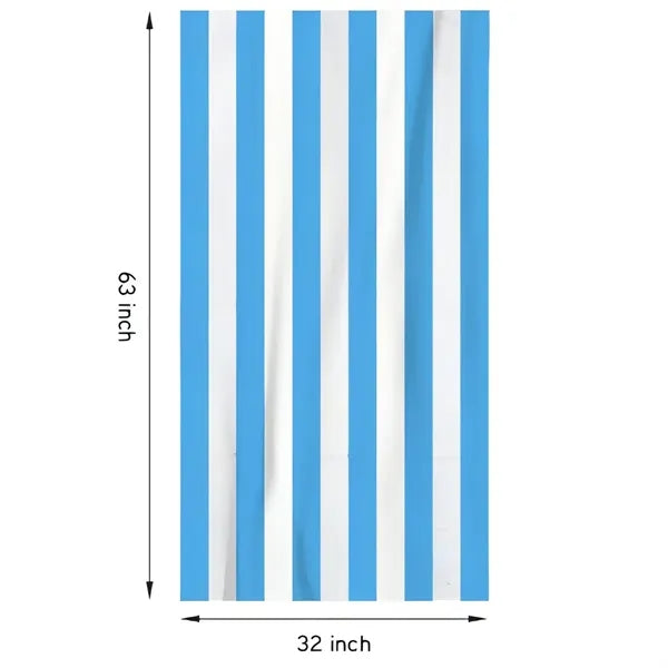 Towel Quick Drying Striped Printed Microfiber Beach