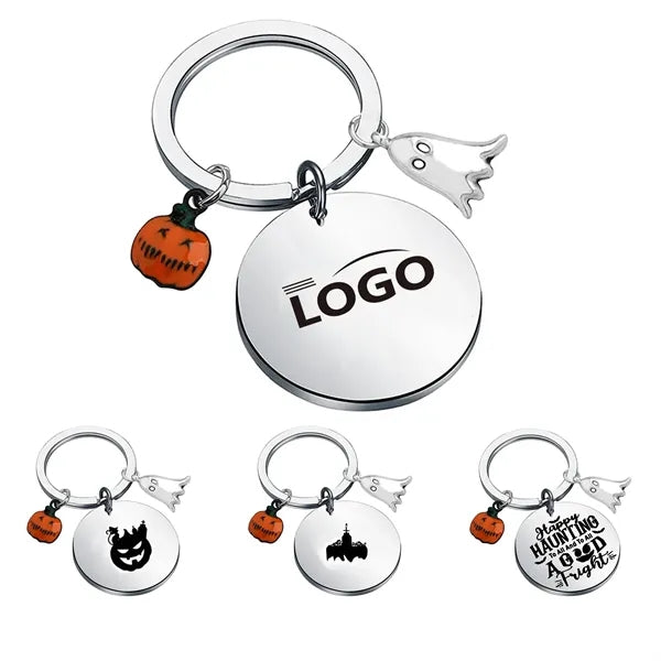 Cute Halloween Christmas Gifts Pumpkin Ghost Key chain MOQ50