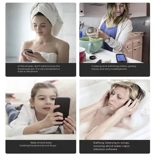Anti Fog Shower Phone Mount for Bathroom