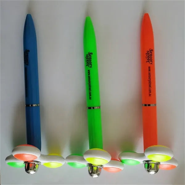 Fidget Spinner with Ballpoint Pen