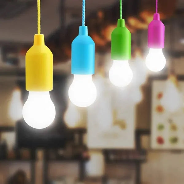 Colorful bright portable decorative hanging rope LED light