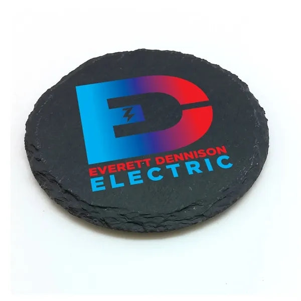 Ultra Vivid Slate Coasters Set of 2