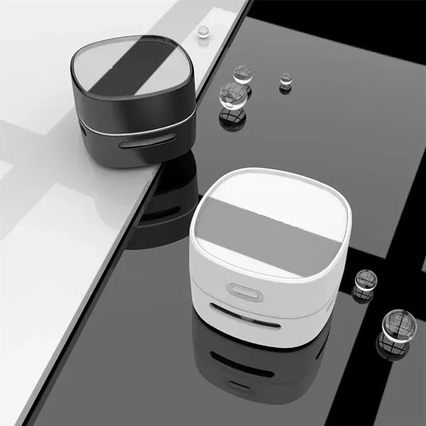 Mini Desktop Vacuum Cleaner With Wireless Charging