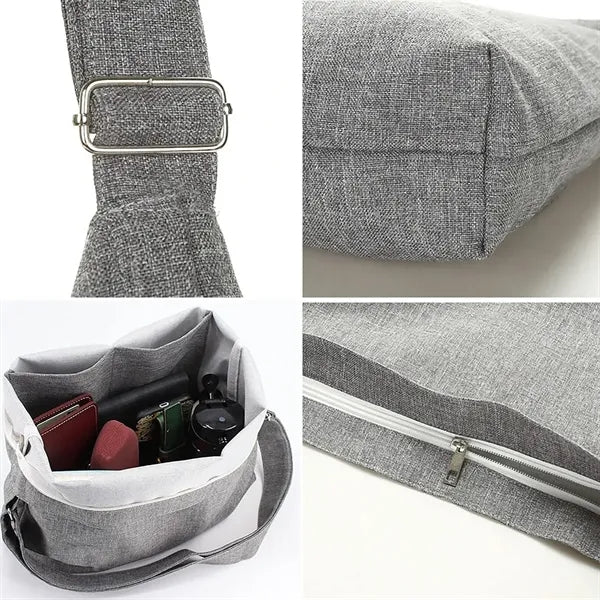 Large Size Canvas Shoulder Bag