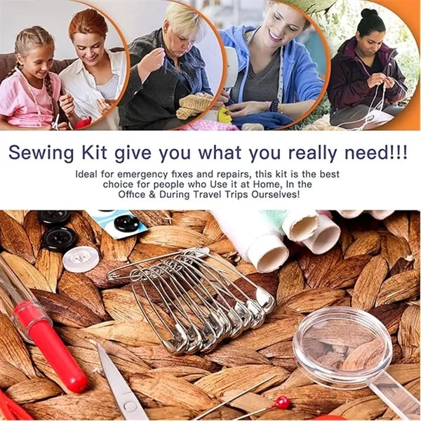 Beginners Starters Needles Thread Case Organizer Sewing Kits