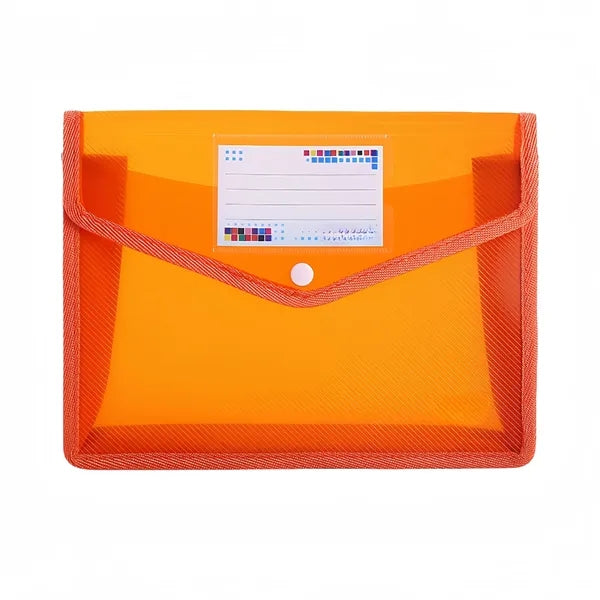 Waterproof Transparent Mesh Zipper Data Storage Bag