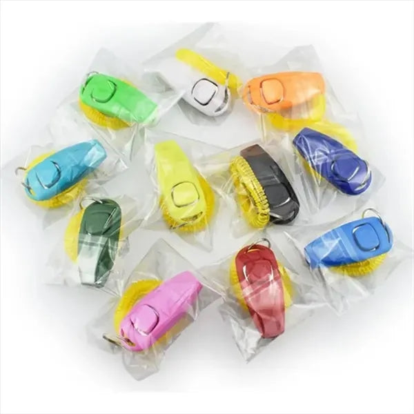 Pet Dog Training Clicker Portable With Wrist Strap