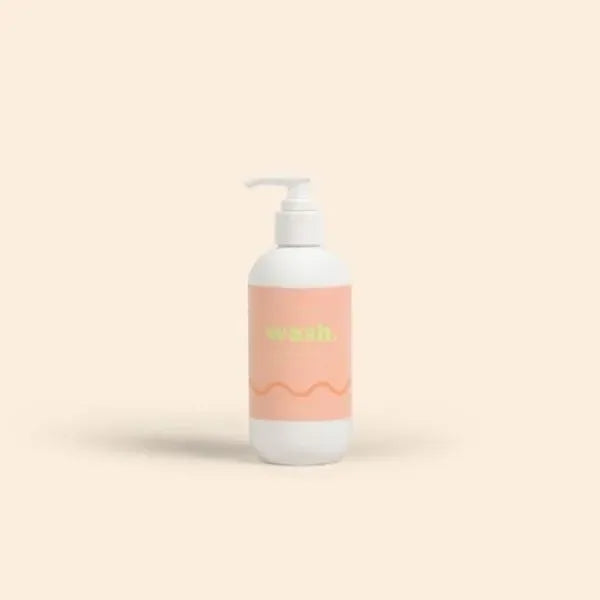 8 OZ WASH WITH PUMP CAP - 4CP LABEL