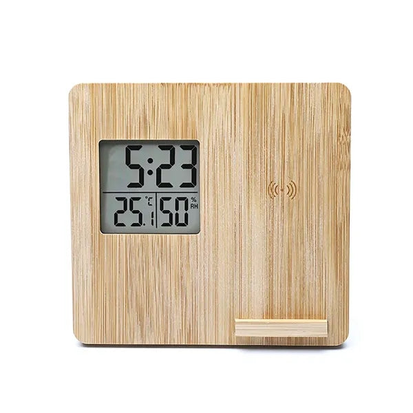 Meteorological Clock Temperature and humidity display Stand