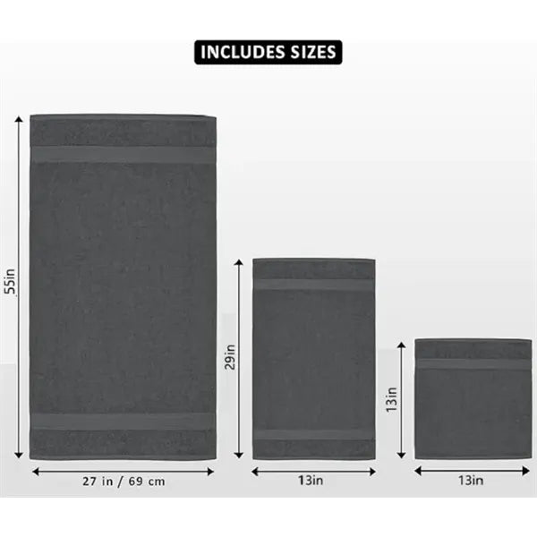 3-Piece Premium Towel Set