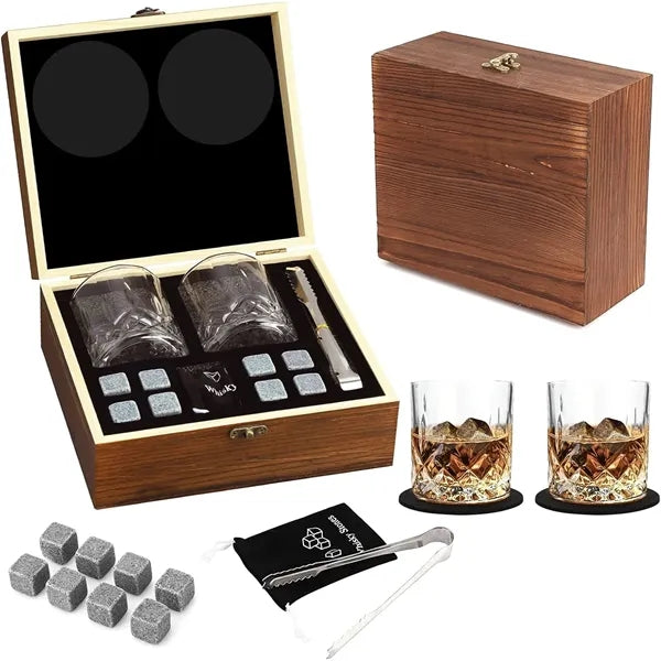 Engraved-Whiskey Glasses Gift Kit