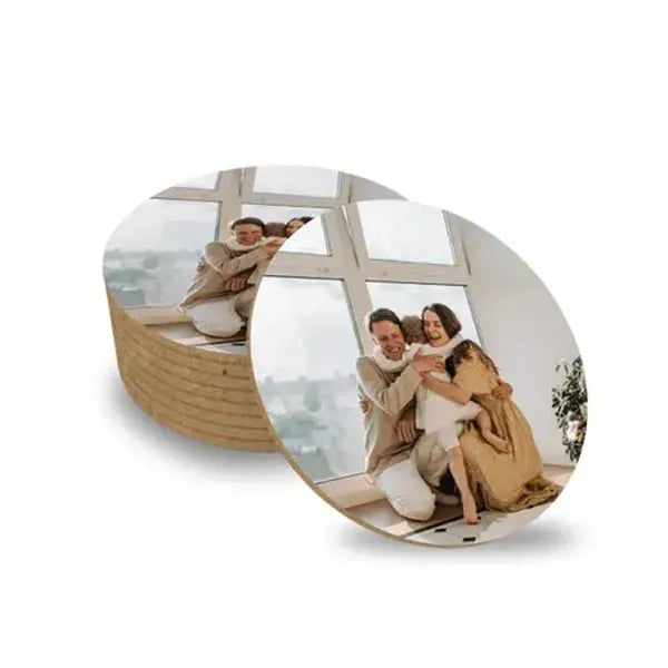 Custom Photo Fiberboard Coaster