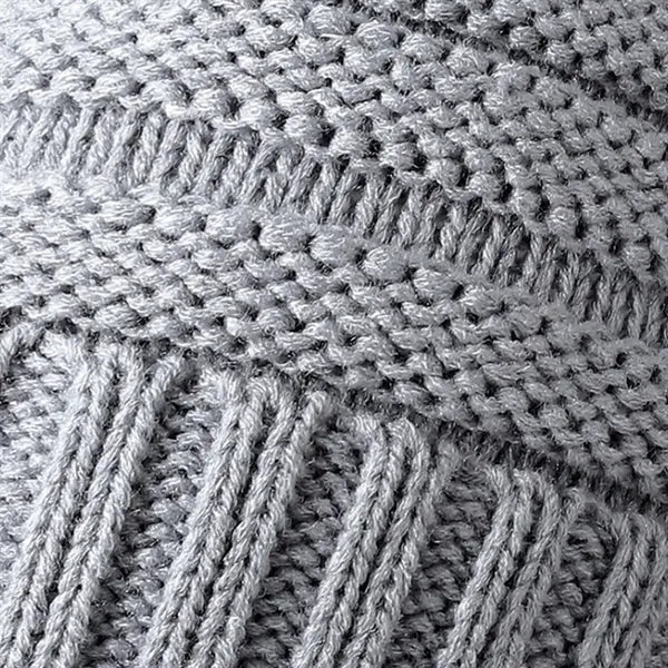 Winter Knit Beanie Hat Gloves Set