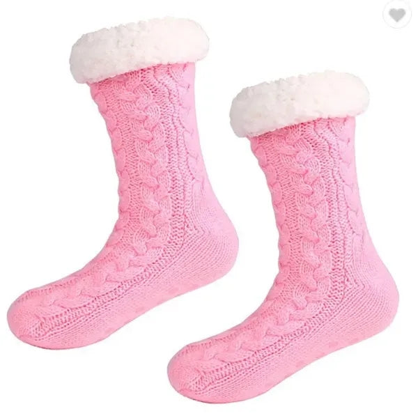 Unisex Winter Thick Anti-slip Fuzzy Slipper Socks