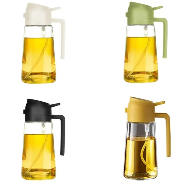 16oz Oil Dispenser And Sprayer Bottle for Kitchen