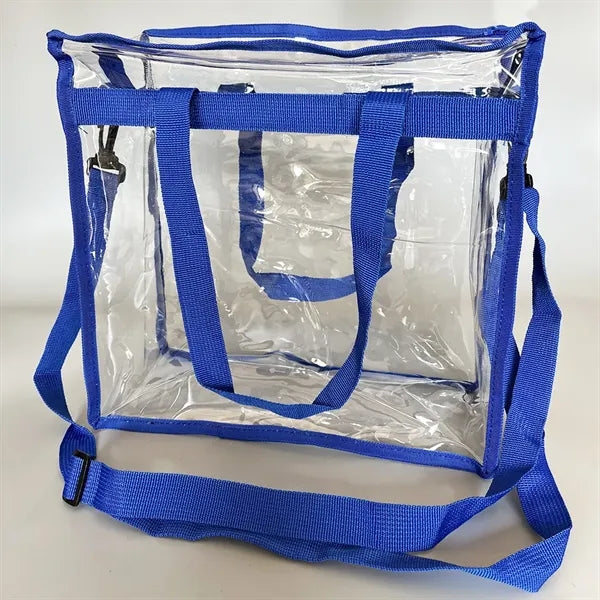 Clear Tote Bag with Zipper