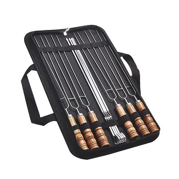 10pc Barbecue Skewers Kit