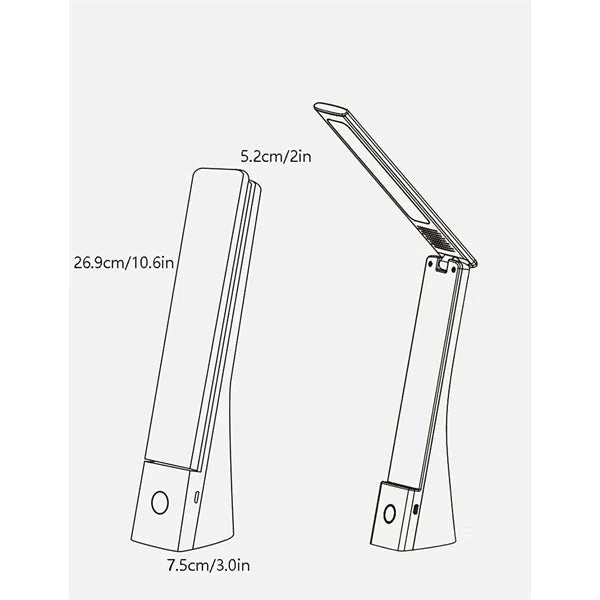 Foldable Student Reading Bedside Lamp as College Gift