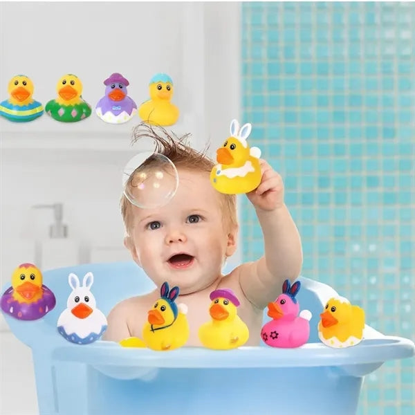 Easter rubber ducks