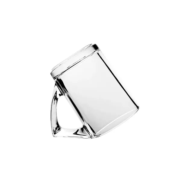 8 oz. Invert Glass Mug-Frosted Etched