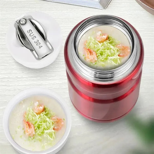 Stainless Steel Insulation Lunch Box With Spoon