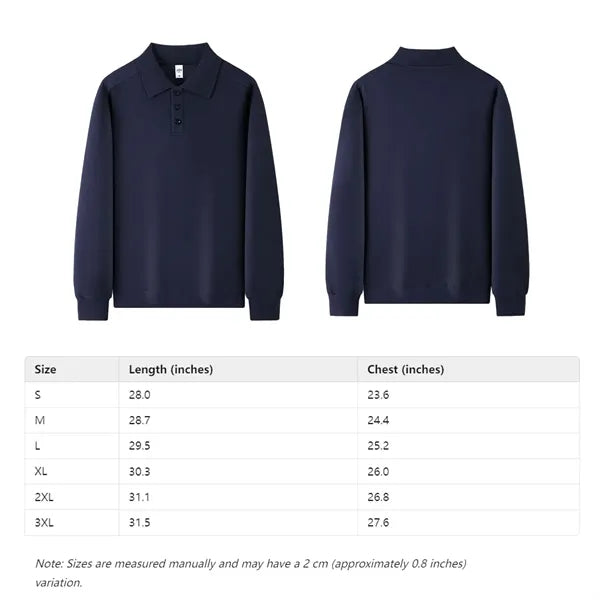 Long Sleeve Polo Shirts For Men