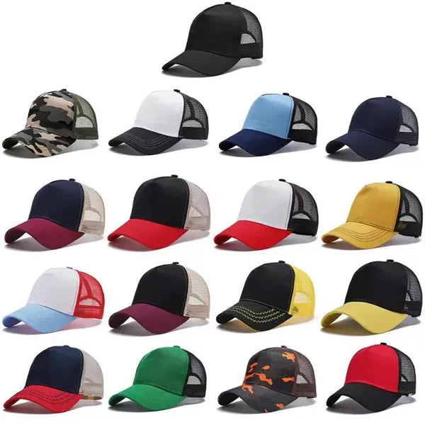2-Tone 5-Panel Snapback Trucker Hat