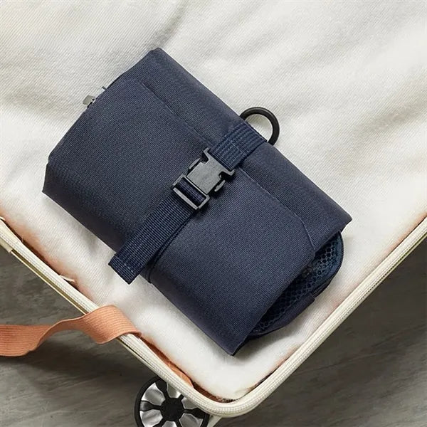 Buckle Foldable Toiletry Bag And Makeup Organizer Travel