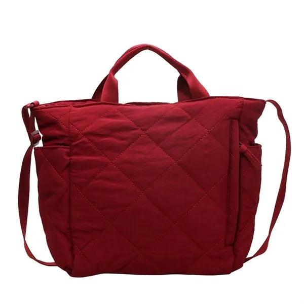 Reversible Quilted Tote Bag