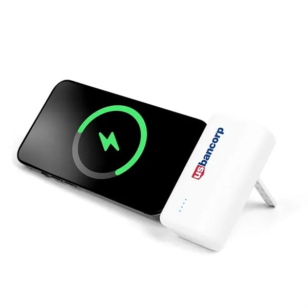 4500mAh Dual Connector Capsule Power Bank with Stand