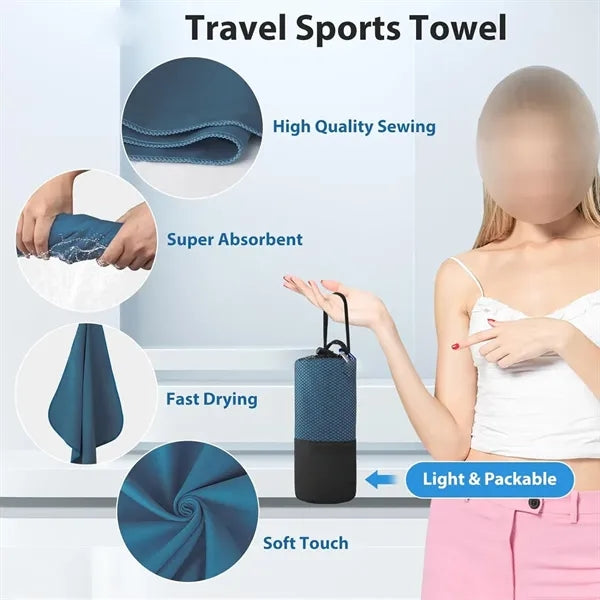 Microfiber Travel Camping Sports Quick Dry Towel