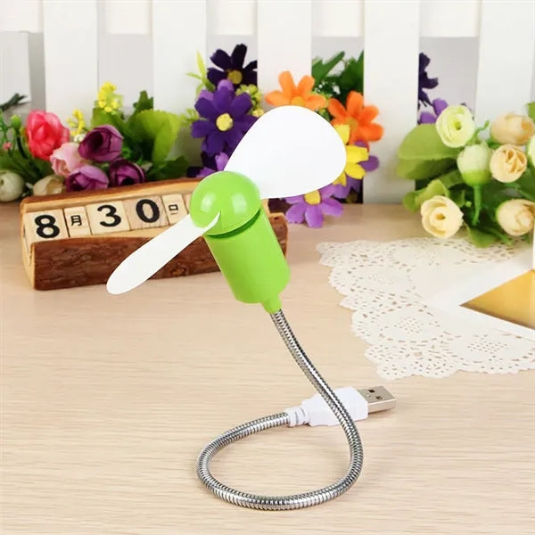Small USB Fan With Cool Message Display