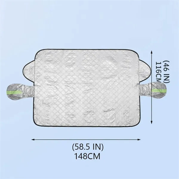 Car Ice and Snow Windshield Cover with Side Mirror Protector