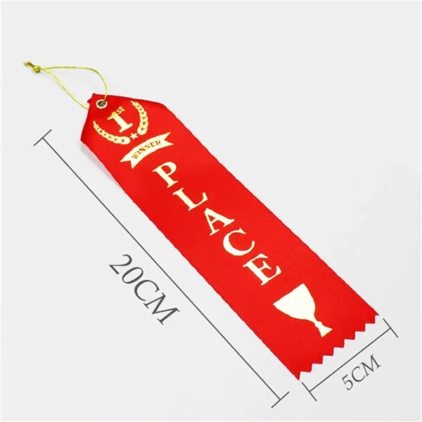 Custom Medal Badge Award Ribbon Wrap